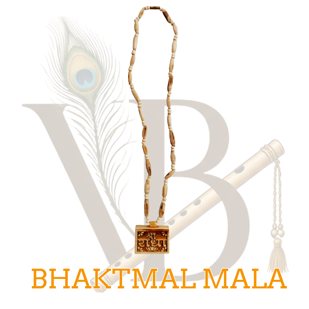 Premium Original BhaktMaal Tulsi Mala with Original Tulsi Wood | Specially from Vrindavan
