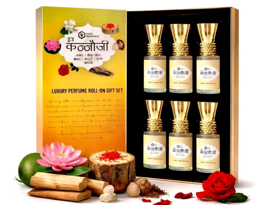 Special Kannauji Ittra(Perfume) For God | Scientifically Proven 100% Original Perfume for God | 6 Piece in 1 Set
