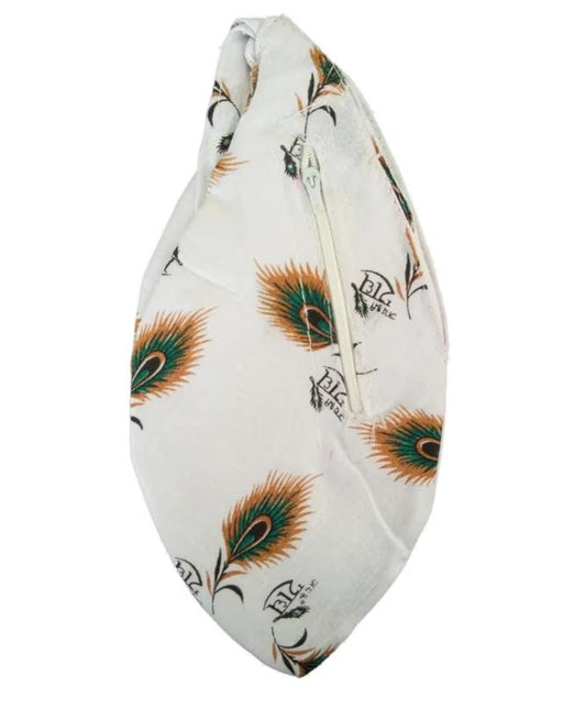MORPANKH MALA JAP BAGS WITH TULSI MALA - 108 BEADS