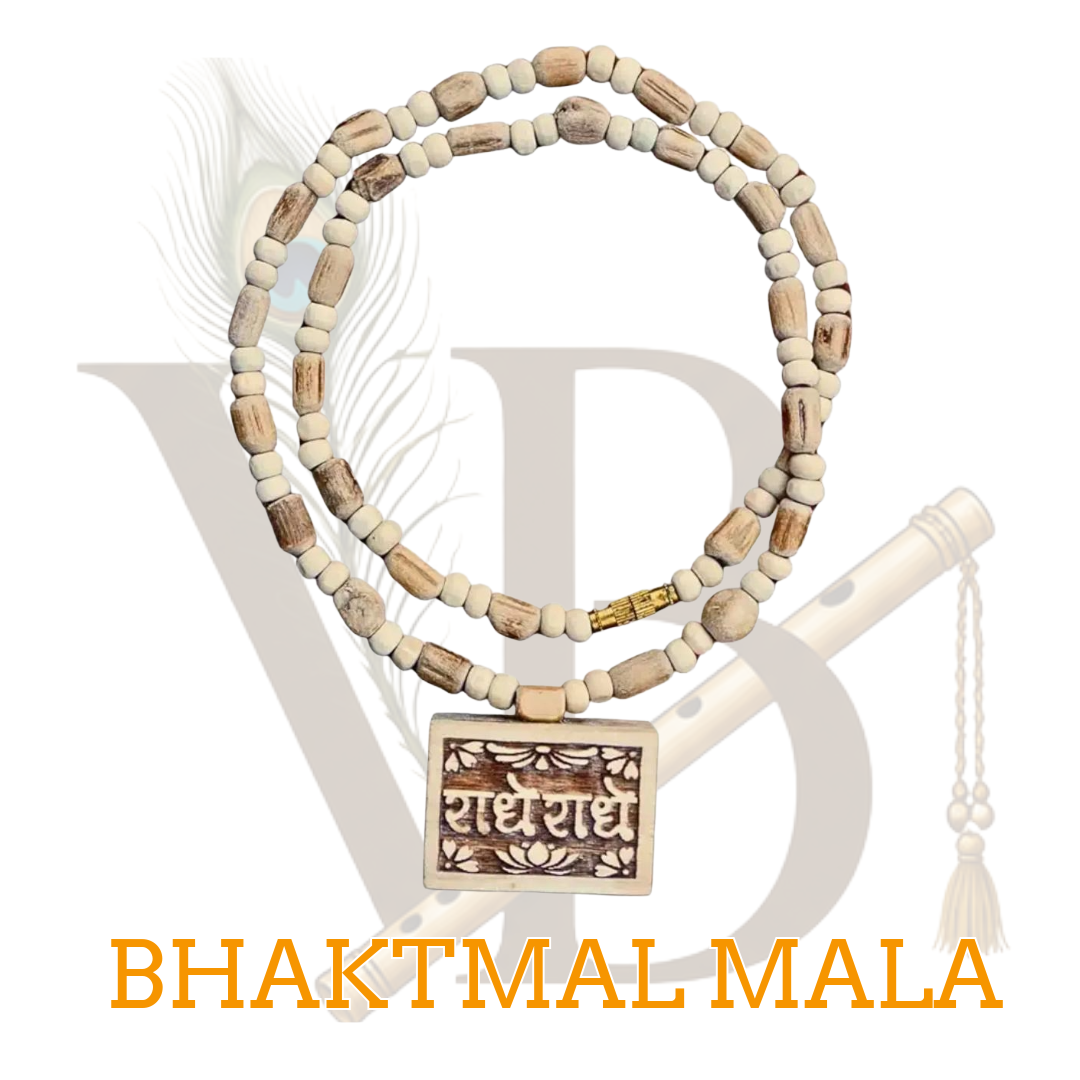 Premium Original BhaktMaal Tulsi Mala with Original Tulsi Wood | Specially from Vrindavan