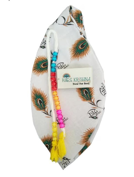 MORPANKH MALA JAP BAGS WITH TULSI MALA - 108 BEADS