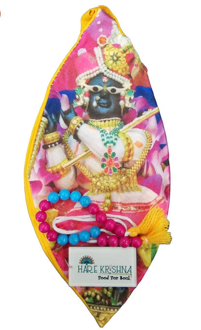 SHREE RADHARAMAN LAL JU MALA BAGS WITH TULSI MALA - 108 BEADS
