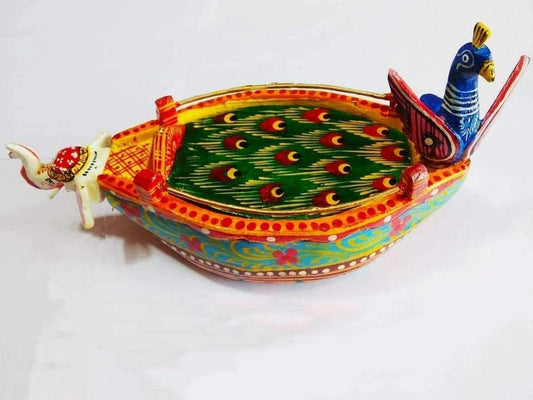 Premium Laddu Gopal Ji Nauka For Nauka Vihar Utsav l Original Handmade Wooden Nauka