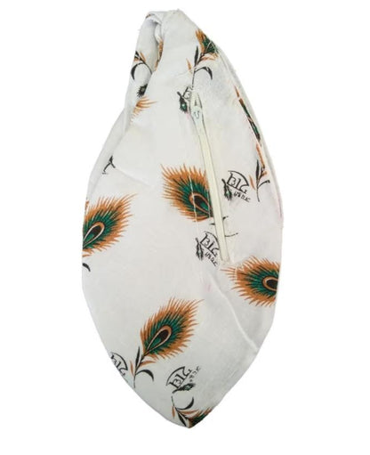 MORPANKH MALA JAP BAGS WITH TULSI MALA - 108 BEADS